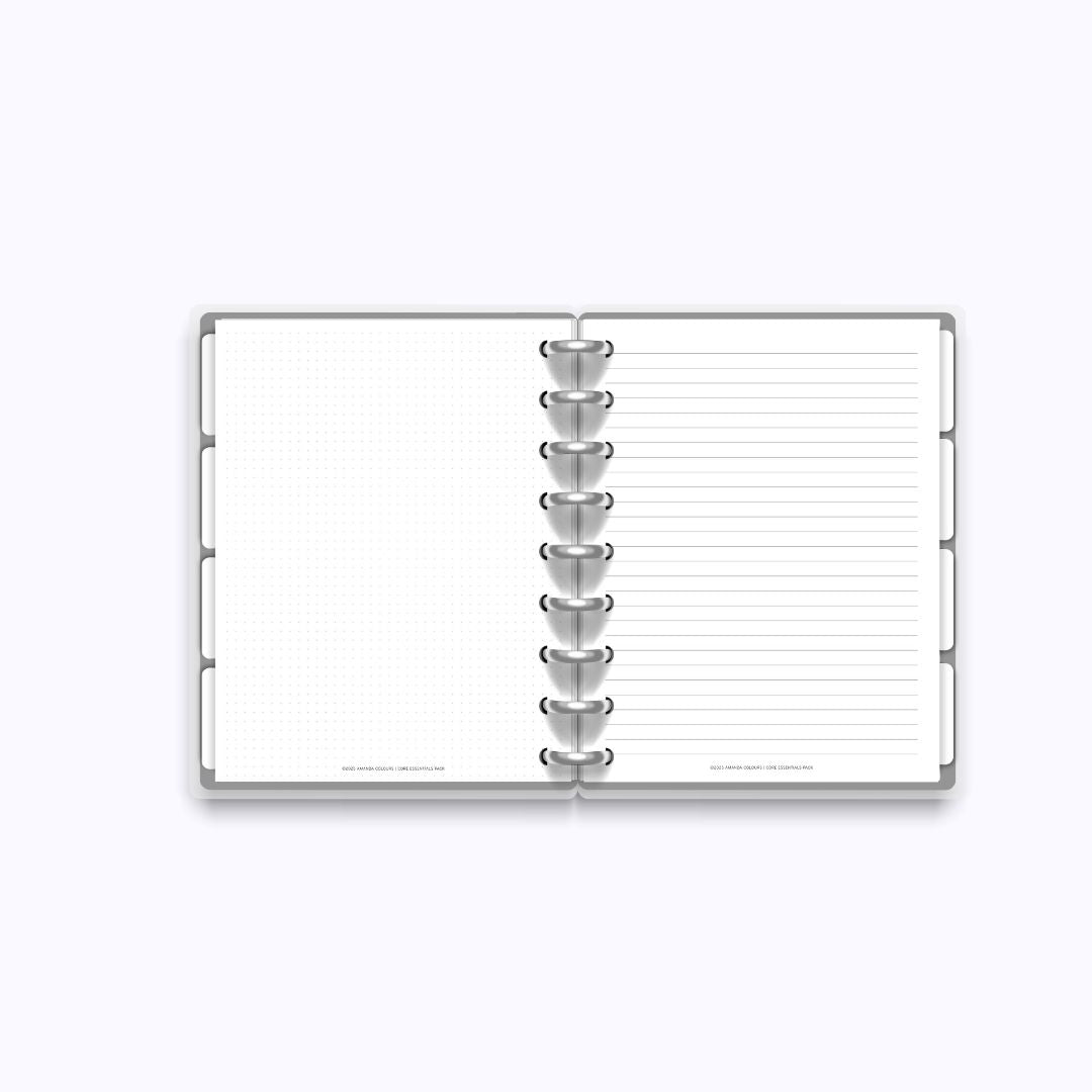 Core Essentials Pack – Printable Page Pack (10 Pages)