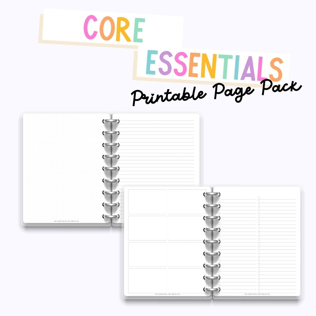 Complete Printable Add-On Pack – All 6 Colouring Planner Extras (60+ Pages)