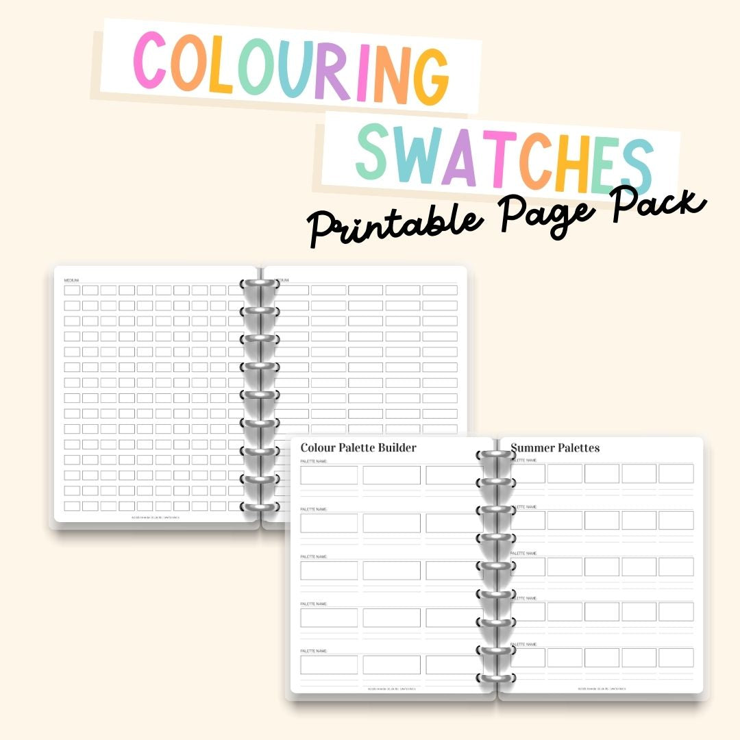 Complete Printable Add-On Pack – All 6 Colouring Planner Extras (60+ Pages)