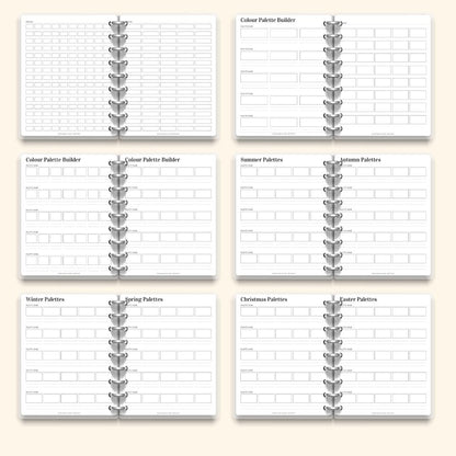Swatch Pack – Printable Page Pack (12 Pages)
