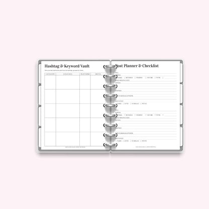 Content Creator Pack – Printable Page Pack (11 Pages)