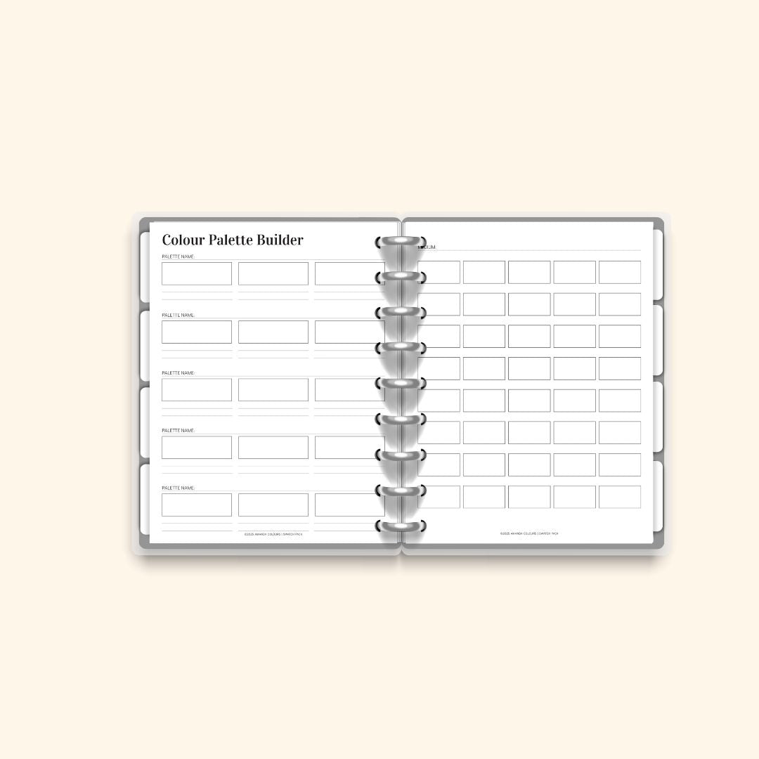 Swatch Pack – Printable Page Pack (12 Pages)