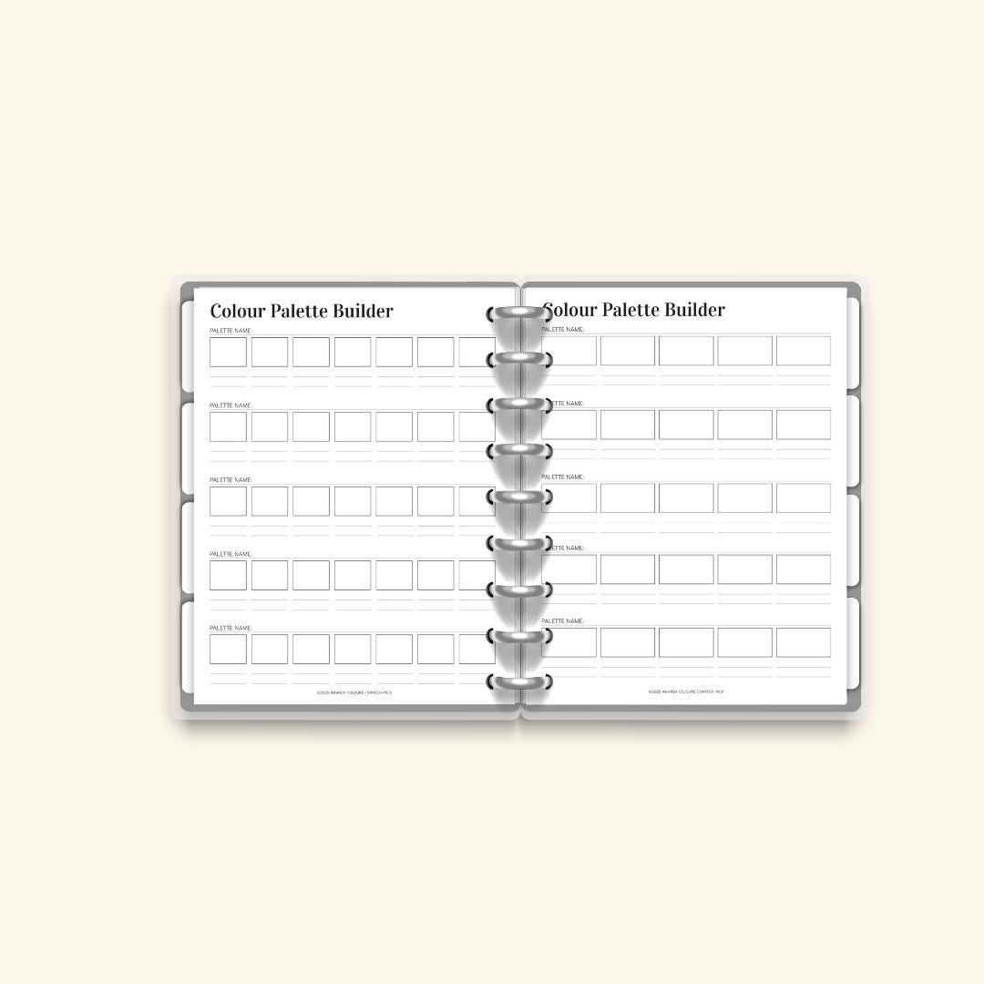 Swatch Pack – Printable Page Pack (12 Pages)