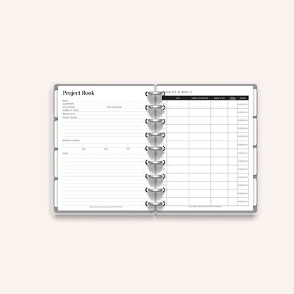 Colouring Book & Project Tracker – Printable Page Pack (11 Pages)