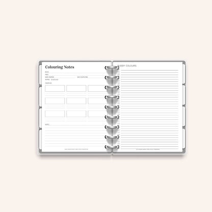 Colouring Book & Project Tracker – Printable Page Pack (11 Pages)