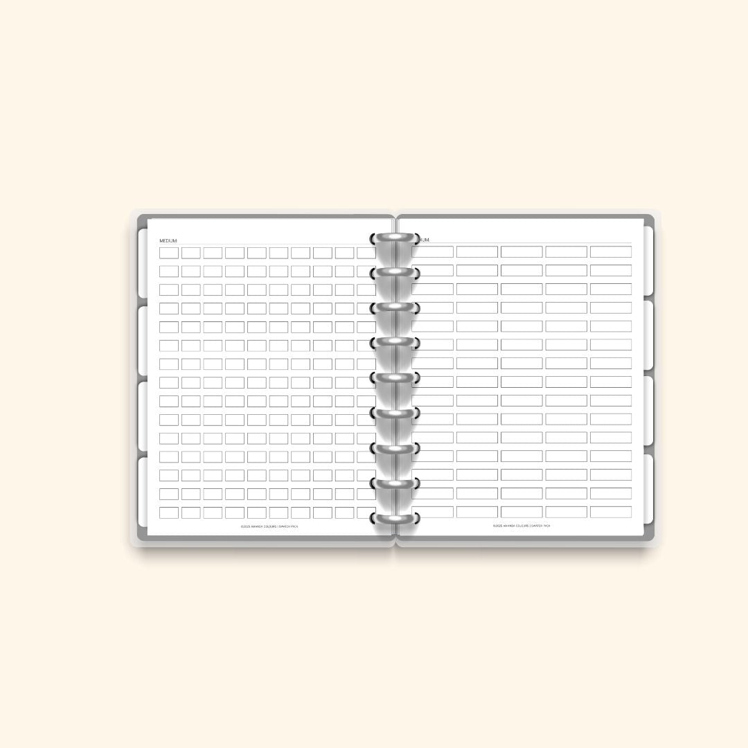 Swatch Pack – Printable Page Pack (12 Pages)