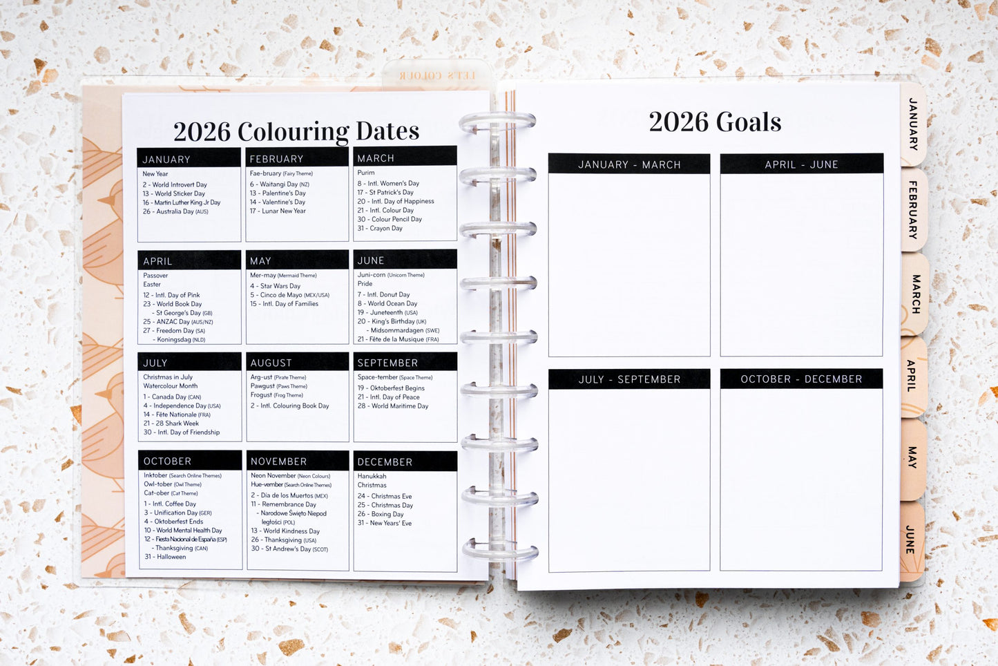 2026 Colouring Planner – Premium Edition image 3