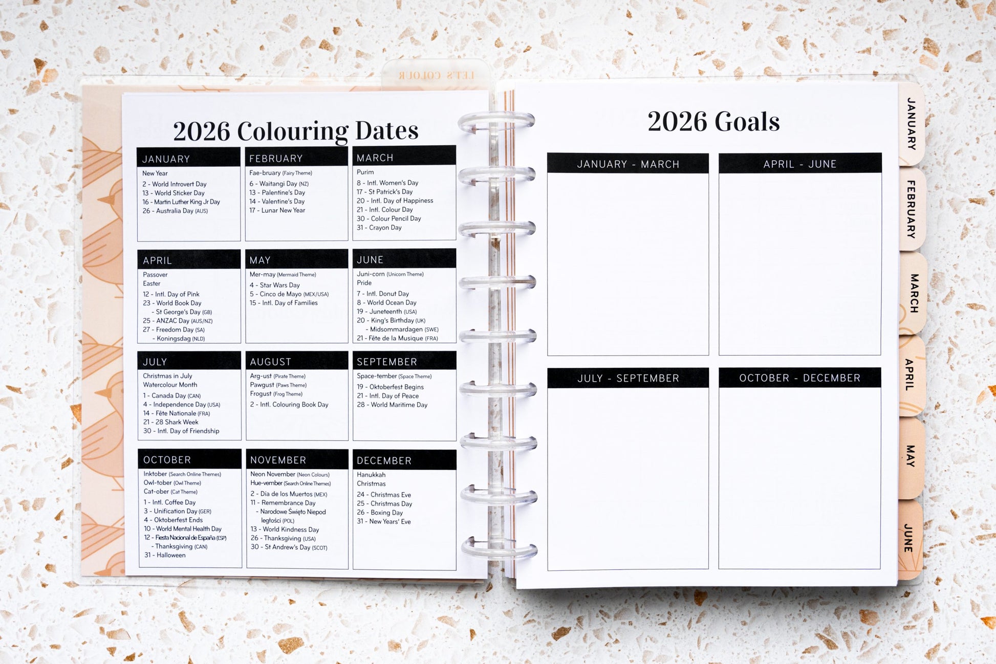 2026 Colouring Planner – Premium Edition image 3